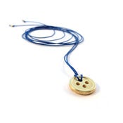 Image of button goldplated