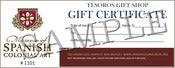 Image of $50 Gift Certificate