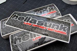 Image of The Chronicles HELLASUNK Version IV die-cut decals NEW!!!
