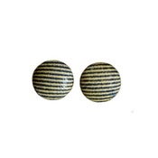 Image of 'Bay Ridge' Button Earring (small)