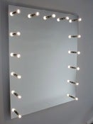 Image of LARGE Portrait Lightbulb Mirror | Filament Bulbs