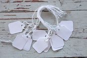 Image of Small White Tags