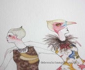 Image of Vulture Girls. Original illustration