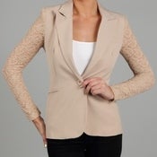Image of Lace sleeve Blazer