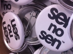 Image of SEN NO SEN badge