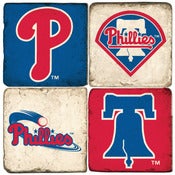 Image of Phillies Marble Coasters