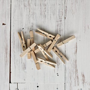 Image of Mini Wooden Pegs