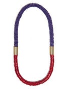 Image of "Eternal Circle" Red Coral Neckpiece