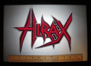 Image of HIRAX LARGE - Embroidered BACK PATCH 