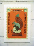 Image of Large Squirrel Stamp