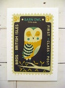 Image of Large Owl Stamp