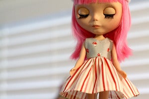 Image of Blythe dress- mushroom
