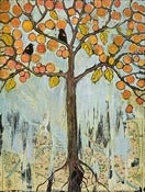 Image of Original Canvas Painting Americans in Paris