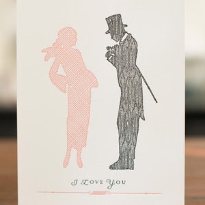 Image of In Love Silhouette Card