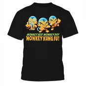 Image of Monkey See Monkey Do Monkey Kung Fu Shirt