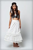 Image of Jessica McClintock Vintage Lace Skirt