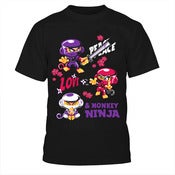 Image of Peace Love & Ninja Monkey T-Shirt