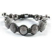 Image of Grey Clay on Cubic Zirconia Swarovski Elements Crystals