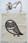 Image of Owl tote bag