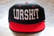 Image of LEADERSH!T Snapback Cap (Black/Red)