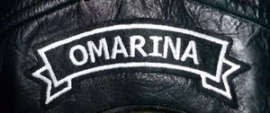 Image of "Top Rocker" Biker Jacket OMARINA Gang Patch 