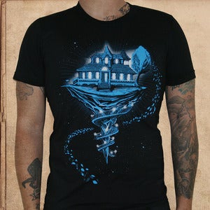 Image of House of Leaves - discharge inks - unisex 1 S/ 1 L left