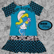Image of ** SOLD OUT** Smurfette Smurf-a-licious Dress - Size 7/8