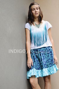Image of Ladies Midnight Garden Tea Skirt