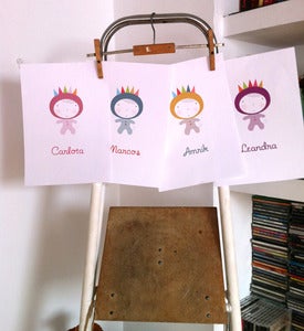Image of Láminas personalizadas Minunsos- Custom baby prints