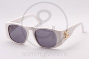 Image of Chanel 0003 White Quilted :: Vintage Sunglasses €249