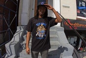 Image of BLUE MAGIC black tee 