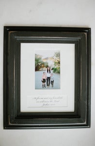 Image of Black Distressed Frame