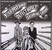 Image of YOUR PEST BAND / DEFECT DEFECT / GROANING GROOVE- Split 7"