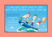 Image of Phineas & Ferb Invitation