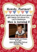 Image of Little Buckaroo Invitation