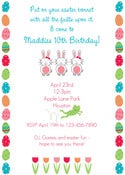 Image of Easter Birthday Invitation