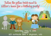 Image of Wizard of Oz Invitation #2