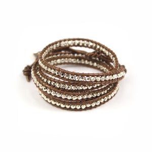 Image of SERENADE Leather Wrap Bracelet