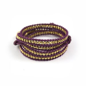 Image of LUXE Leather Wrap Bracelet