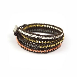 Image of RUMOR Leather Wrap Bracelet