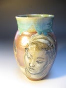 Image of Portait Vase of Young Woman