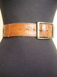 Image of Levi's denim & leather belt