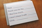 Image of Fill in the Blanks Handwriting Card