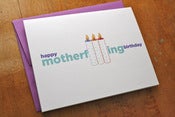 Image of Mother-Candle-ing Birthday Card