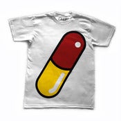 Image of Pill tee - white.