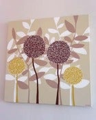 Image of Dandelions 50cm x 50cm hand painted artwork