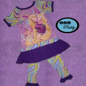 Image of **SOLD OUT** Rapunzel Dress w/ Leggings - Size 4T/5T & Fight Like a Woman Dress