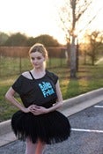 Image of Ballet Freak Block Print Crop Top