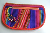 Image of Carry All Guatemalan Pouch- Gold Backing 