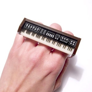 Image of keyboard brass knuckles